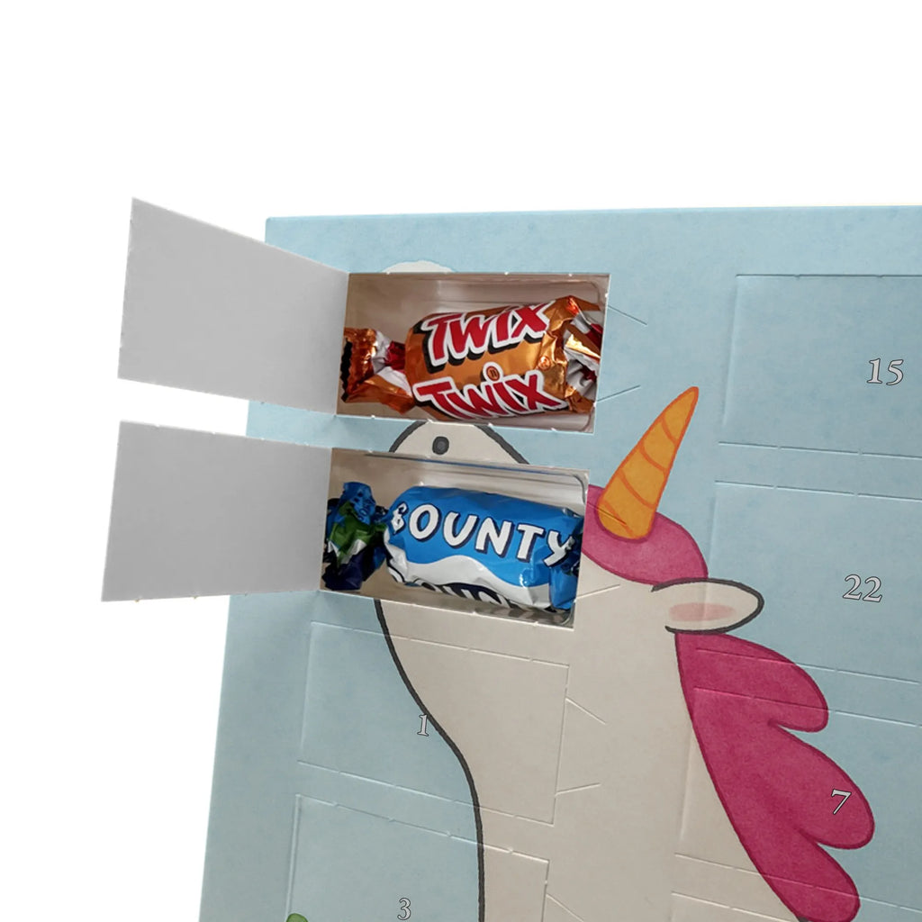 Chocolate advent calendar unicorn yoga Design gift, present, mindfulness, sports, sweet, relaxation