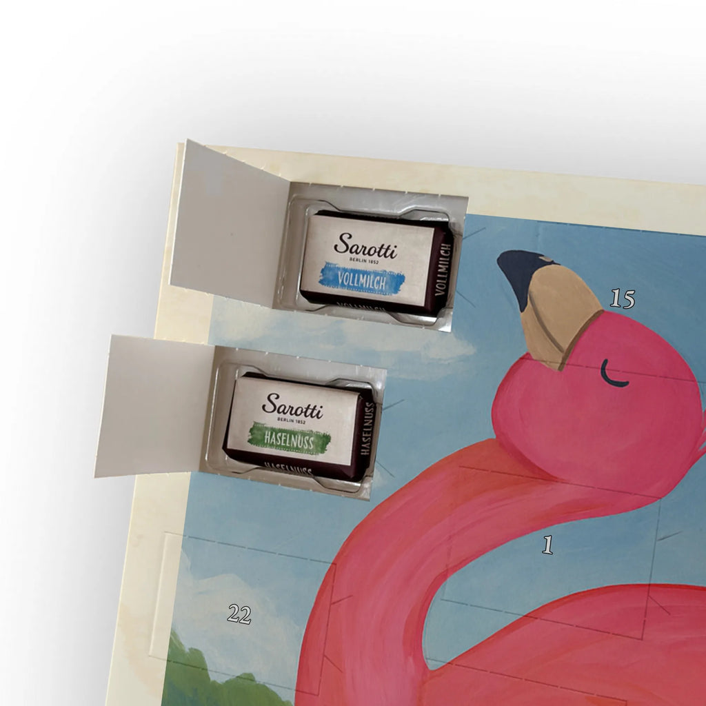 Chocolate advent calendar flamingo Proud Design children, gifts, gift idea, funny sayings, pink bird, bird of paradise, red, flamingo decoration, gift pink, adults, flamingo fans, vacation, unusual gifts in pink, pink gifts, girls gifts, small gifts, Caribbean feeling, self-love, proud, friend, best friend, joy, self-acceptance, daughter