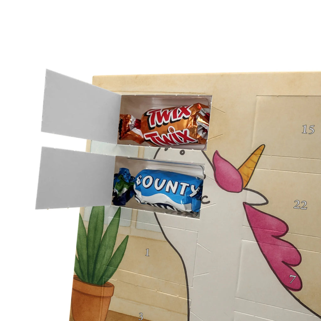 Chocolate advent calendar unicorn yoga Design gift, present, mindfulness, sports, sweet, relaxation