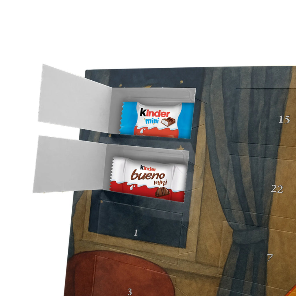 Chocolate advent calendar Fox lord Design animal lover, foxes, forest wildlife, clever as a fox, words of consolation, motivation saying, problem solving, saying funny, lovesickness gift