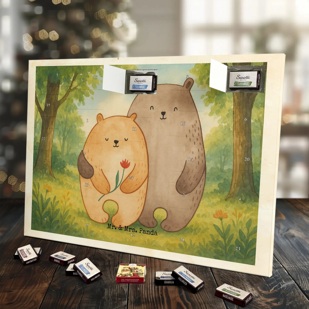 Chocolate advent calendar Bears in love Design Loving, Two, Together, Marriage, Proposal of marriage, Love gift, gift for her, gift for him, anniversary gift, Girlfriend, Engaged, Boyfriend, Gift Wedding, Gift Friend, Anniversary, In love, Wedding anniversary, Married, Gift Girlfriend, Bears, Proof of love