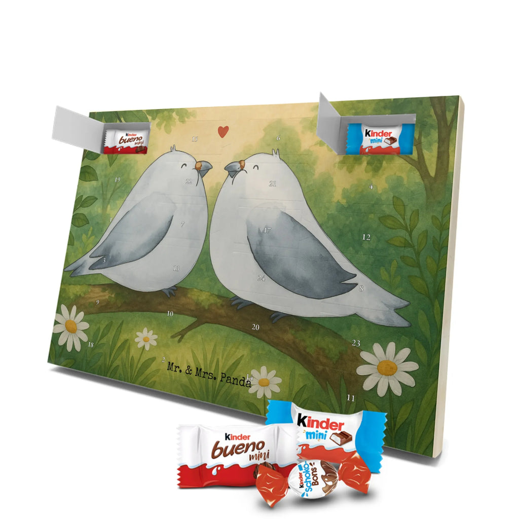 Chocolate advent calendar Turtledoves in love Design Loving, Two, Together, Marriage, Proposal of marriage, Love gift, gift for her, gift for him, anniversary gift, Turtle doves, Gift Friend, Married, Gift Wedding, Doves, Gift Girlfriend, In love, Wedding anniversary, Engaged, Anniversary, Girlfriend, Turtledove, Proof of love, Friend