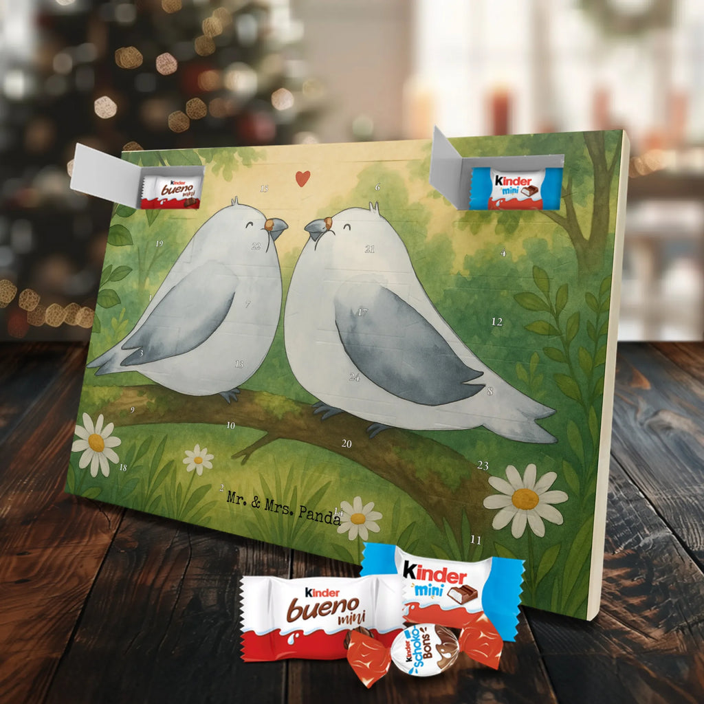 Chocolate advent calendar Turtledoves in love Design Loving, Two, Together, Marriage, Proposal of marriage, Love gift, gift for her, gift for him, anniversary gift, Turtle doves, Gift Friend, Married, Gift Wedding, Doves, Gift Girlfriend, In love, Wedding anniversary, Engaged, Anniversary, Girlfriend, Turtledove, Proof of love, Friend