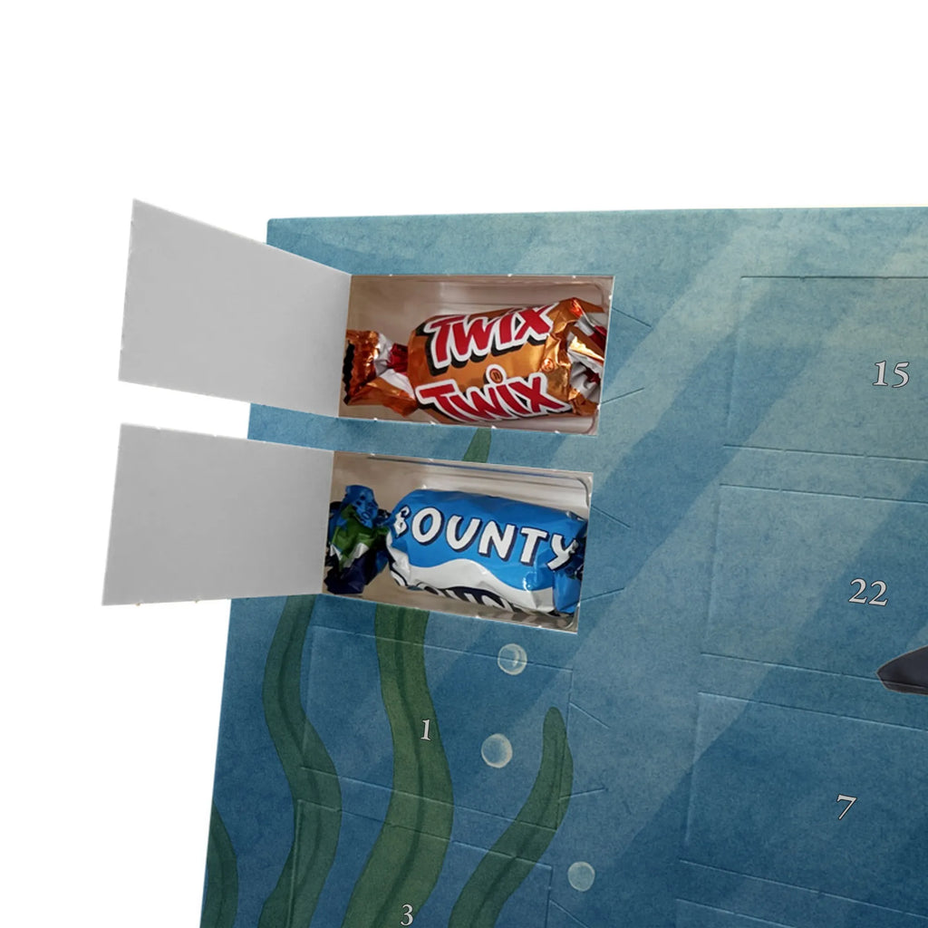 Chocolate advent calendar orca cylinder Design gift ideas, vacation, Seafood, aquatic animals, ocean, shells, corals, reef, whale, narwhal, sea urchin, lobster, platypus, manatee, crocodile, shrimp, gifts for seafood lovers, water world, underwater animals, underwater world, deep sea, seafood fans, seafood decoration, seafood posters, celebration, birthday, feast, confetti, congratulations