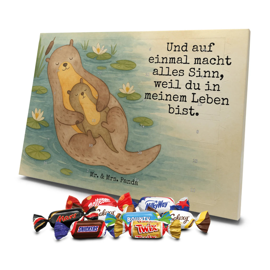 Chocolate advent calendar otter child Design animal lover, marten, sea otter, European otter, water mammal, aquatic animal, baby otter, predator, water, otter gifts, gift ideas for animal lovers, animal, mammal, water animal, gifts for people in love, Otter Sea Otter Lake Otter