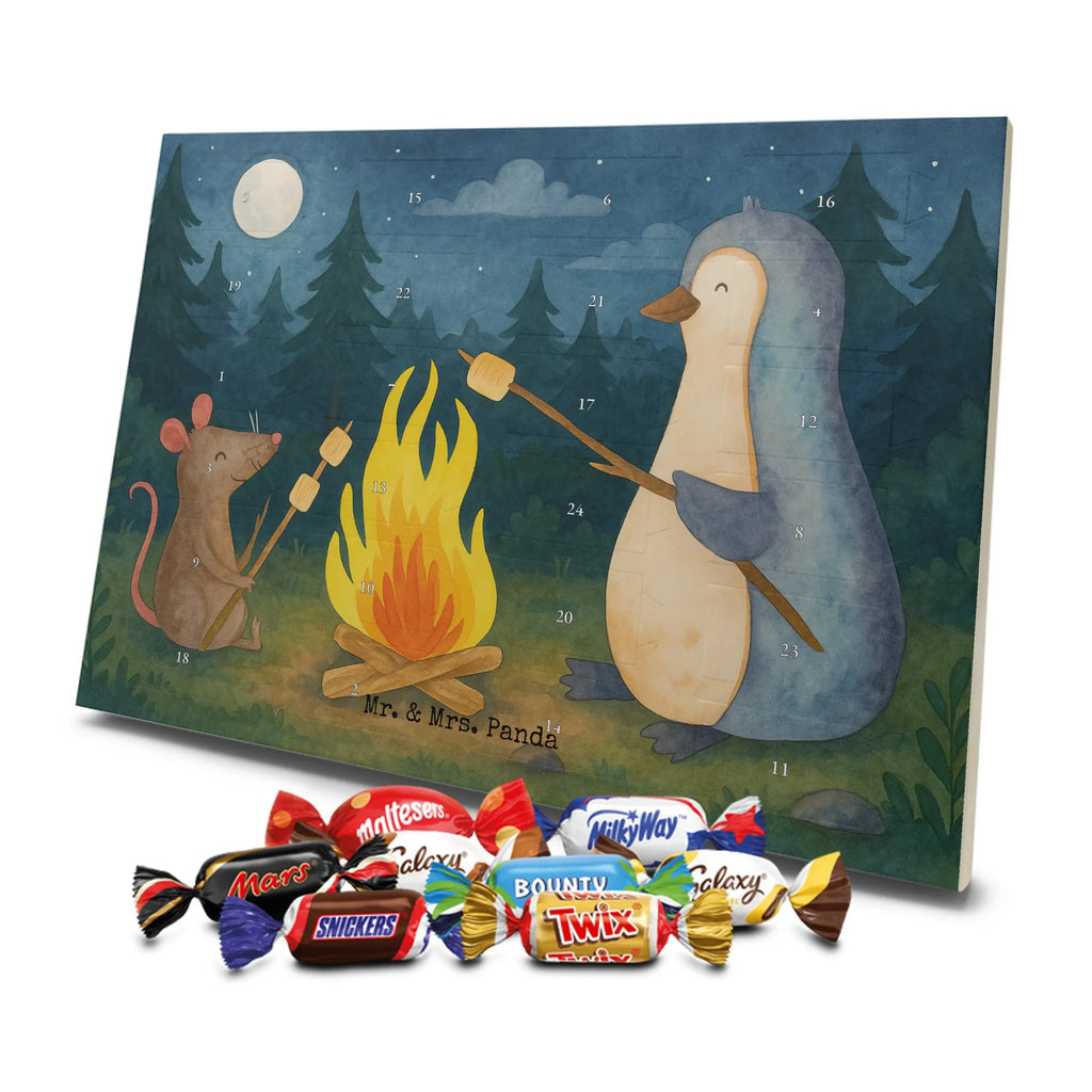 Chocolate advent calendar Penguin campfire Design North Pole, Penguins, campfire, everyday office life, penguins, mouse, life motto, new start, work, life motivation, fire