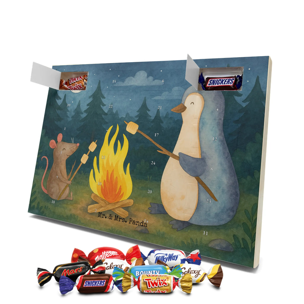 Chocolate advent calendar Penguin campfire Design North Pole, Penguins, campfire, everyday office life, penguins, mouse, life motto, new start, work, life motivation, fire