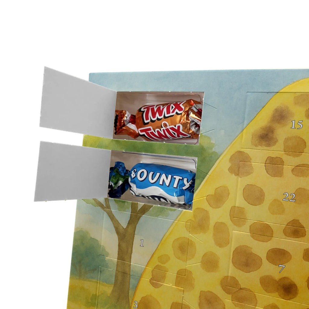Chocolate advent calendar giraffe child Design Africa, mum, favourite person, child, son, daughter, mother