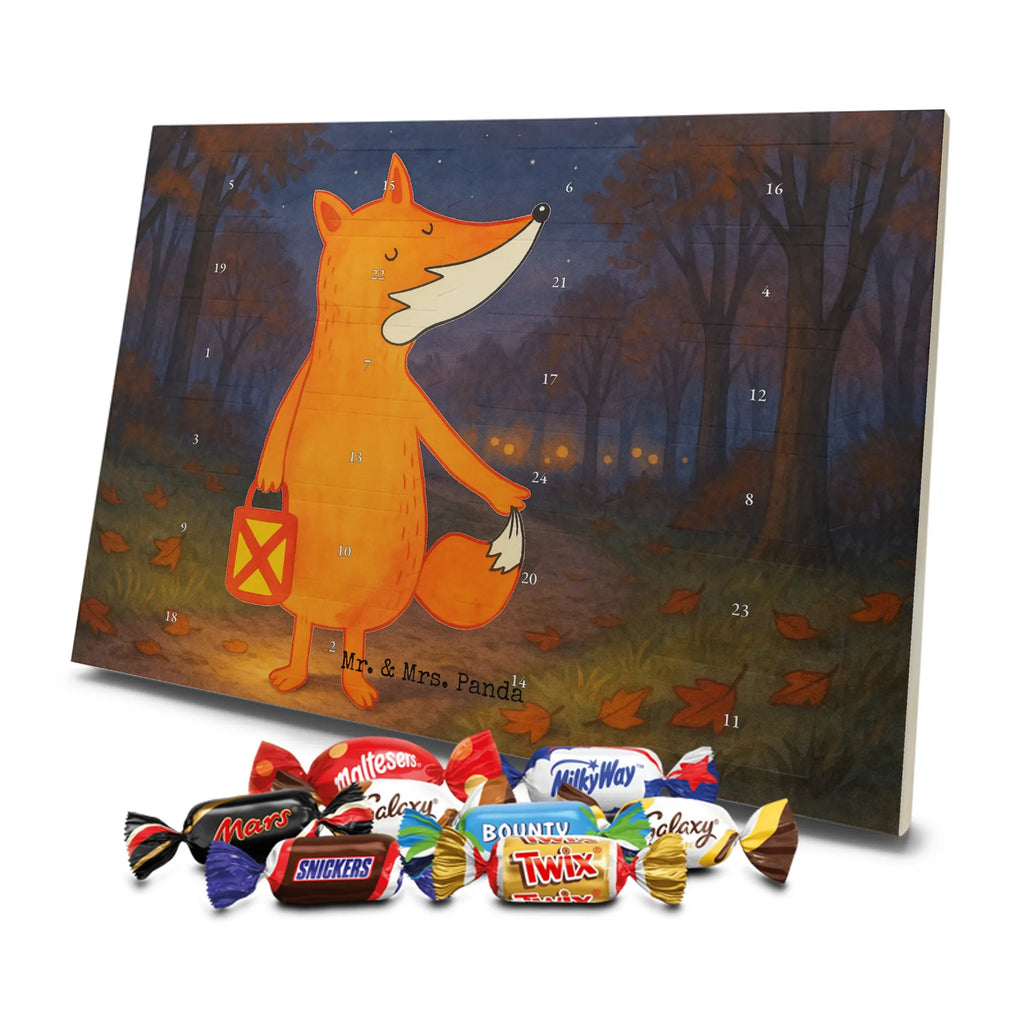 Chocolate advent calendar Fox Lantern Design animal lover, foxes, forest wildlife, clever as a fox, Lantern, Lantern parade, Caesar Otto Hugo Flaischlen, Spell comforting, Cheer up, Foxes, Saint Martin, Lovesickness Spell