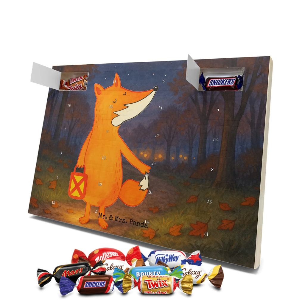 Chocolate advent calendar Fox Lantern Design animal lover, foxes, forest wildlife, clever as a fox, Lantern, Lantern parade, Caesar Otto Hugo Flaischlen, Spell comforting, Cheer up, Foxes, Saint Martin, Lovesickness Spell