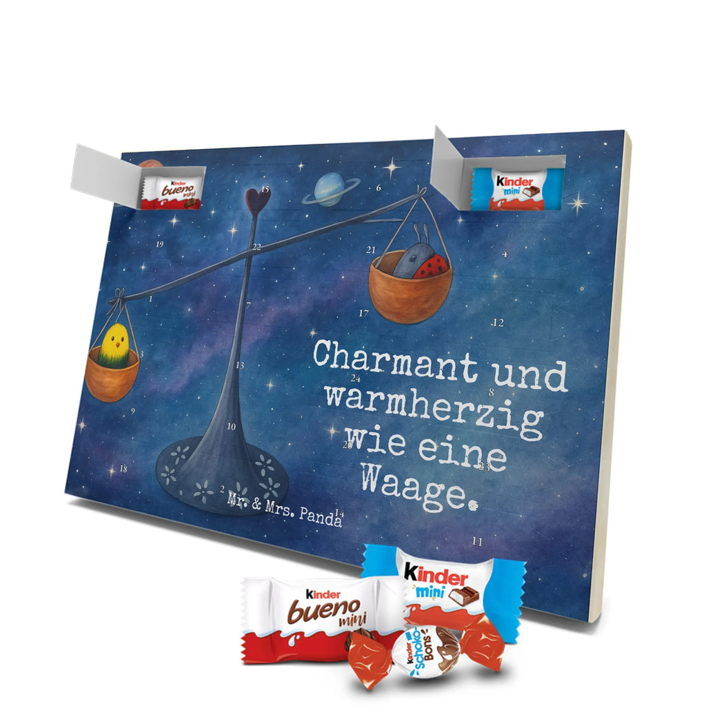 Chocolate advent calendar Star sign Scale Design month of birth, constellations, birthdays, astrology, date of birth, balance, ladybird, birthday September, gift October, birthday October, Libra, gift September, bumble bee, Libra zodiac sign, Libra gift