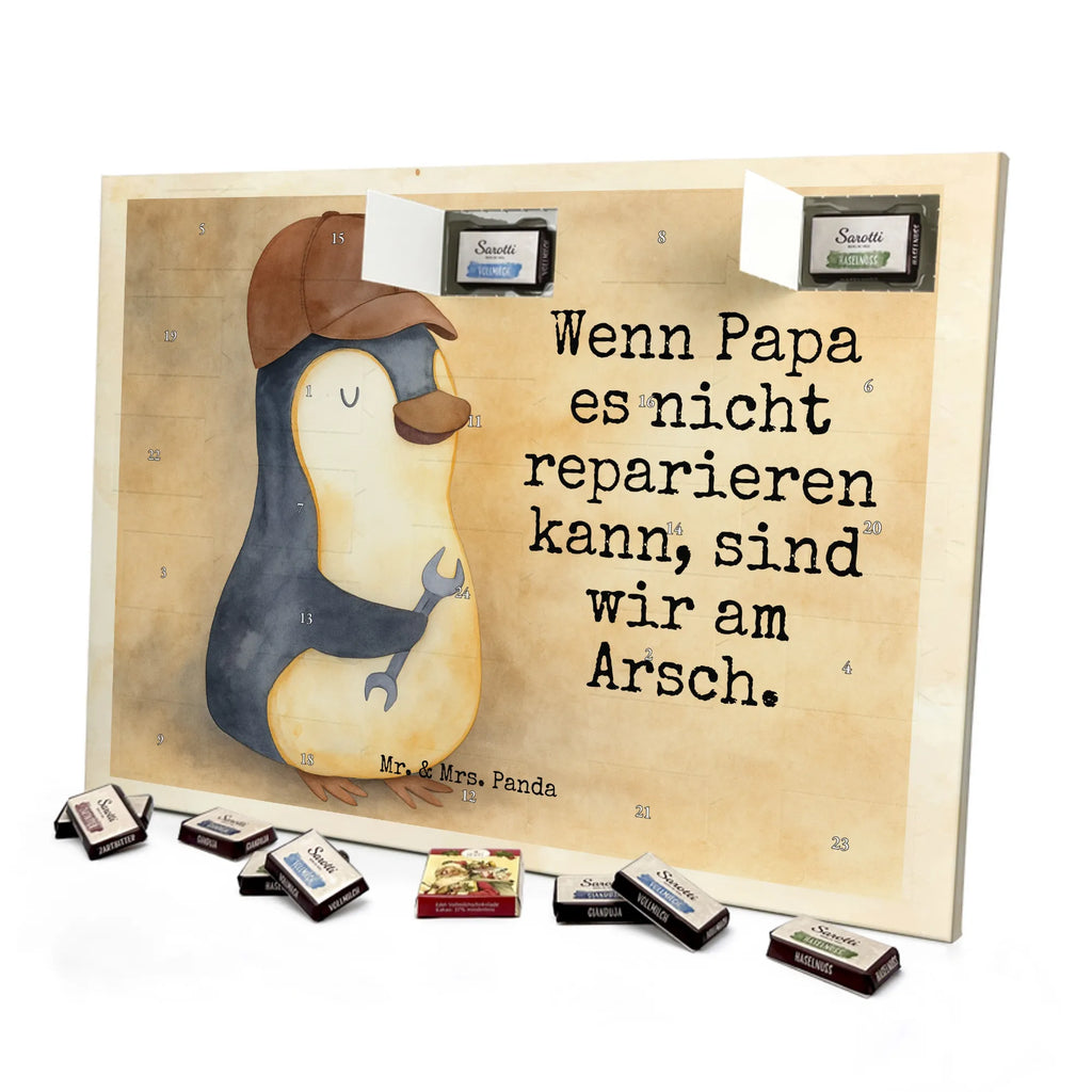 Chocolate advent calendar If Daddy can't fix it, we're screwed. Design Father's Day, Mother's Day, Father, Best Daddy in the World, Gift Daddy