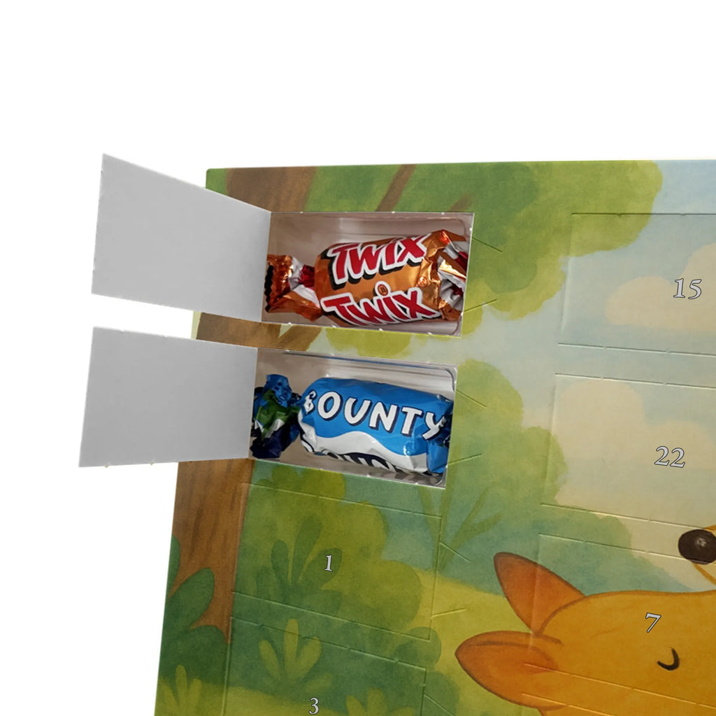 Chocolate advent calendar Fox mummy Design Father's Day, Mother's Day, best daughter, favourite daughter, daughter, mother, present