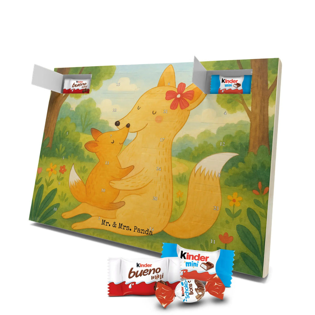 Chocolate advent calendar Fox mummy Design Father's Day, Mother's Day, best daughter, favourite daughter, daughter, mother, present
