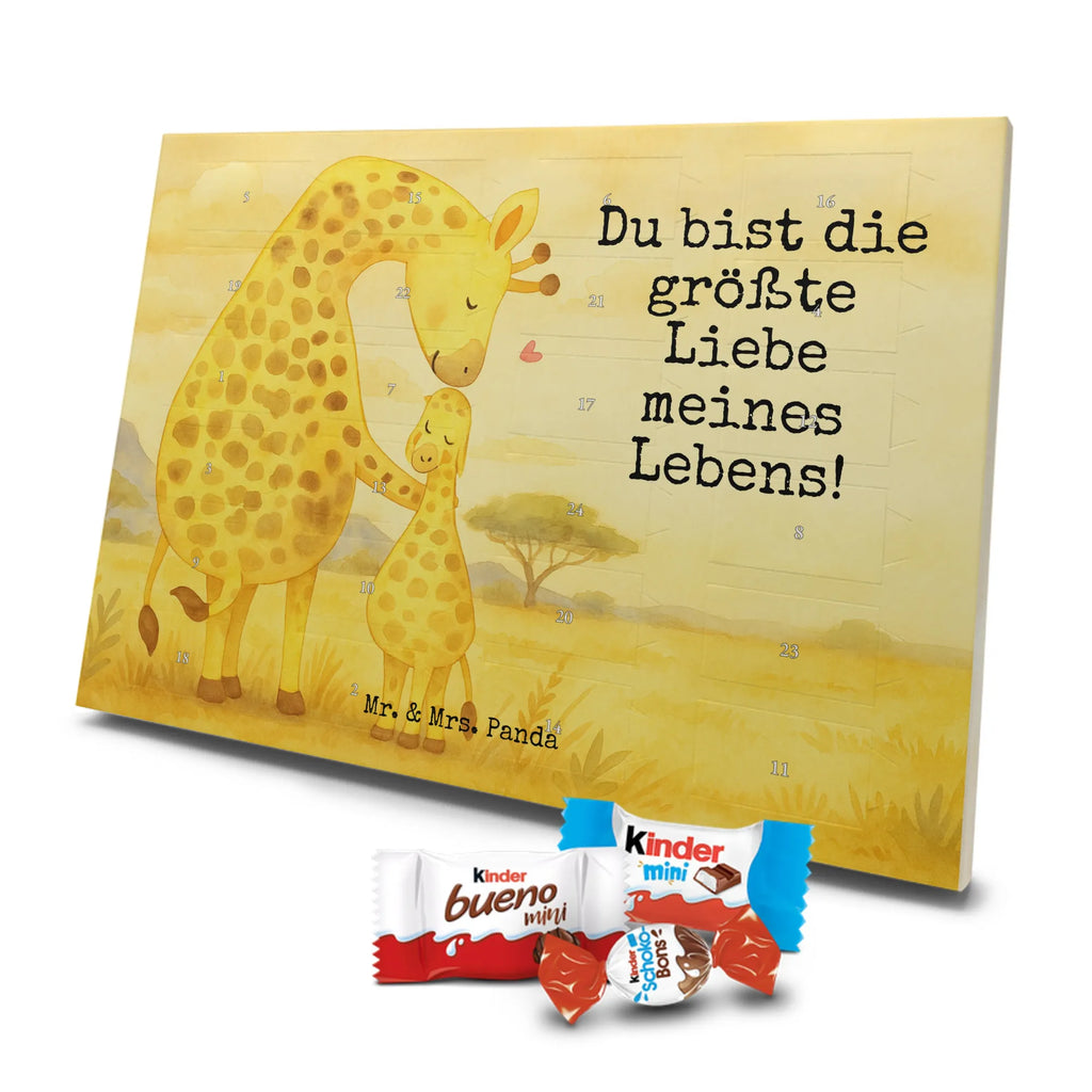 Chocolate advent calendar giraffe child Design Africa, mum, favourite person, child, son, daughter, mother