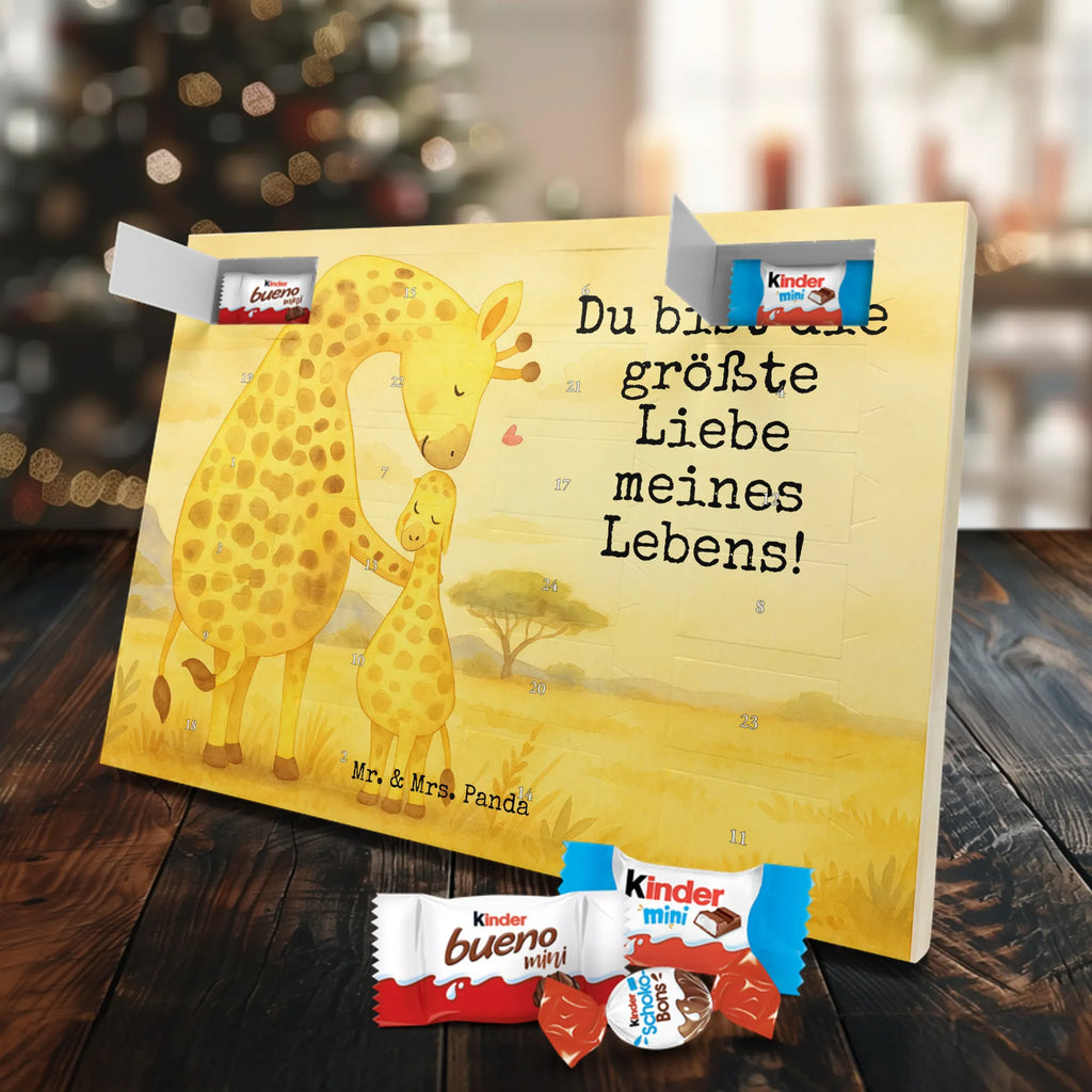 Chocolate advent calendar giraffe child Design Africa, mum, favourite person, child, son, daughter, mother