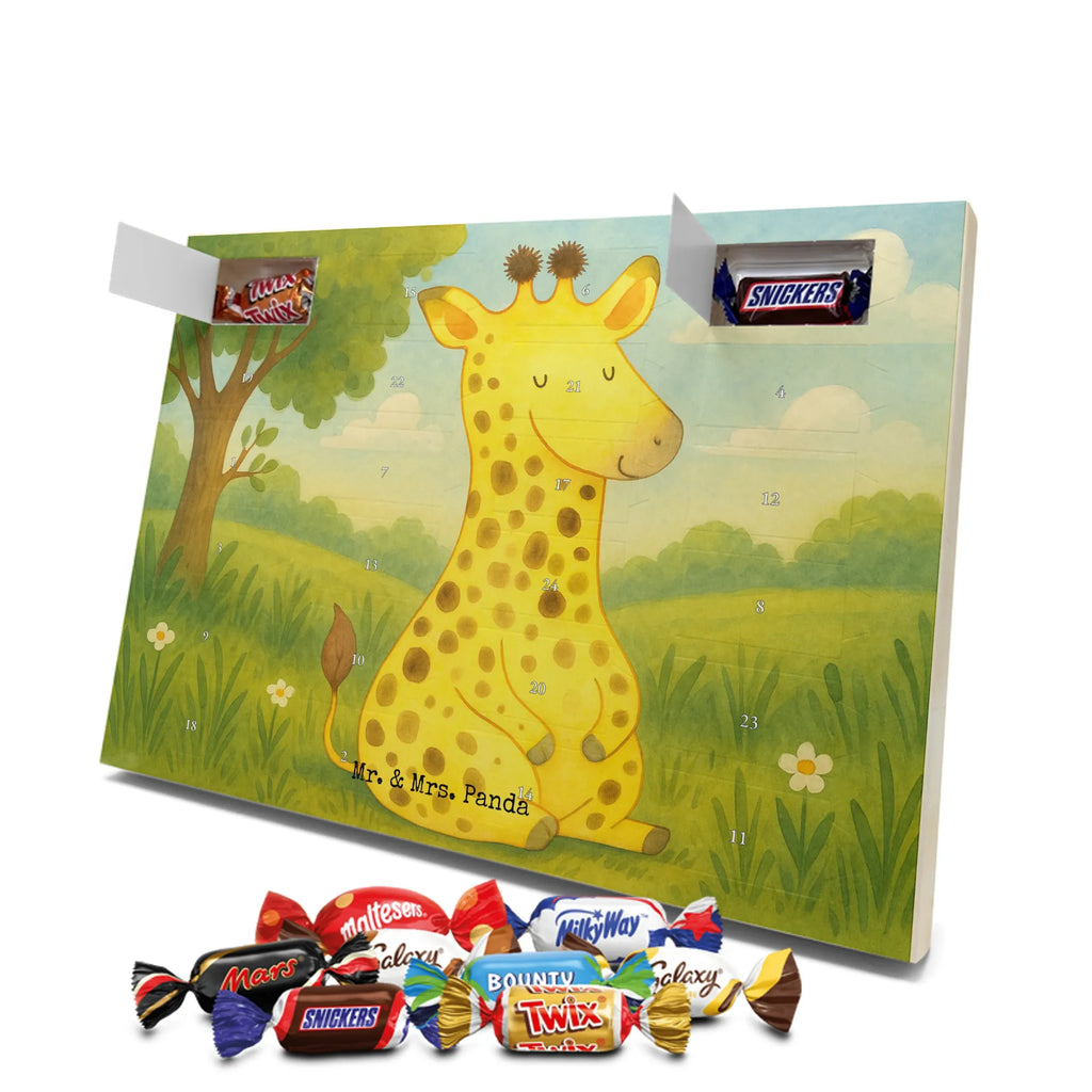 Chocolate advent calendar giraffe Satisfied Design Africa, Adventure