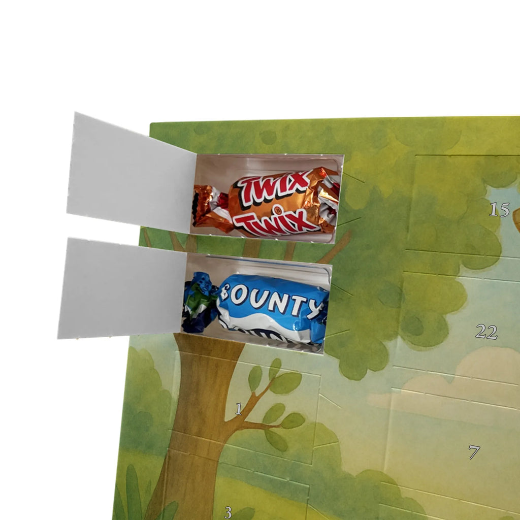 Chocolate advent calendar giraffe Satisfied Design Africa, Adventure