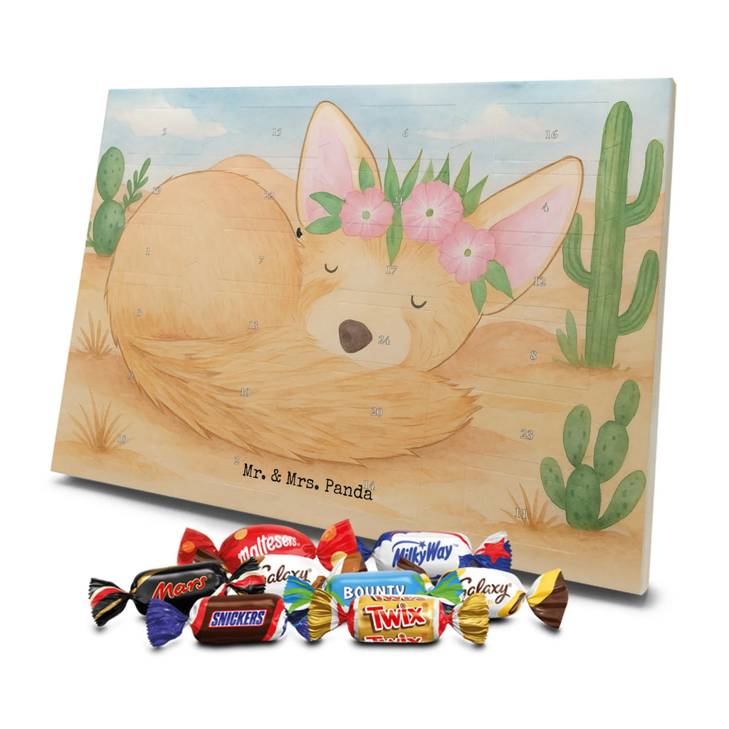 Chocolate advent calendar desert fox Flower Design Africa, desert fox, desert, flowers, wreath of flowers