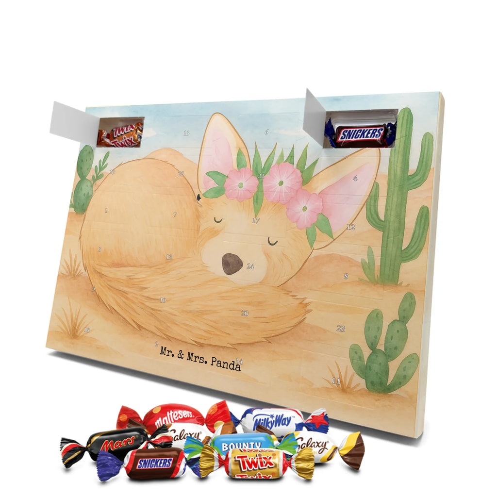 Chocolate advent calendar desert fox Flower Design Africa, desert fox, desert, flowers, wreath of flowers