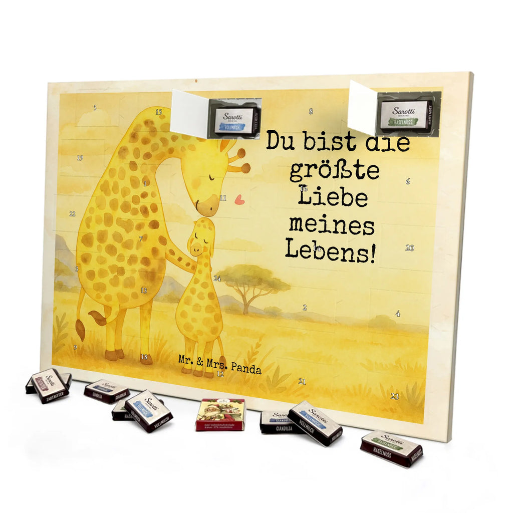 Chocolate advent calendar giraffe child Design Africa, mum, favourite person, child, son, daughter, mother