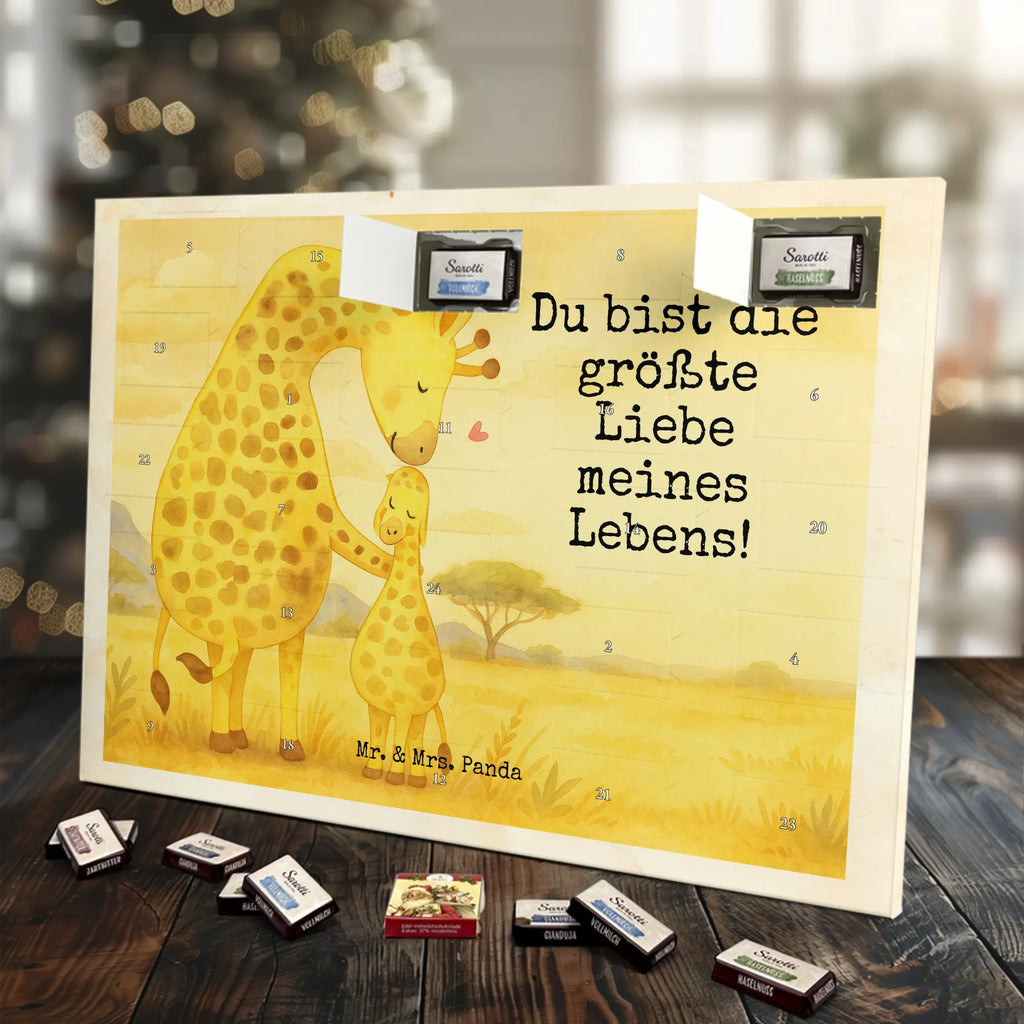 Chocolate advent calendar giraffe child Design Africa, mum, favourite person, child, son, daughter, mother