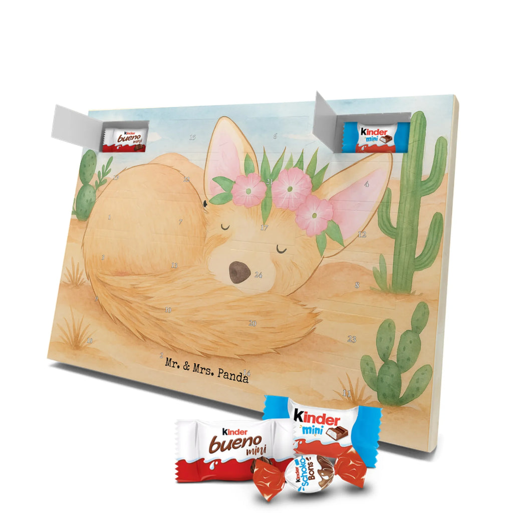 Chocolate advent calendar desert fox Flower Design Africa, desert fox, desert, flowers, wreath of flowers