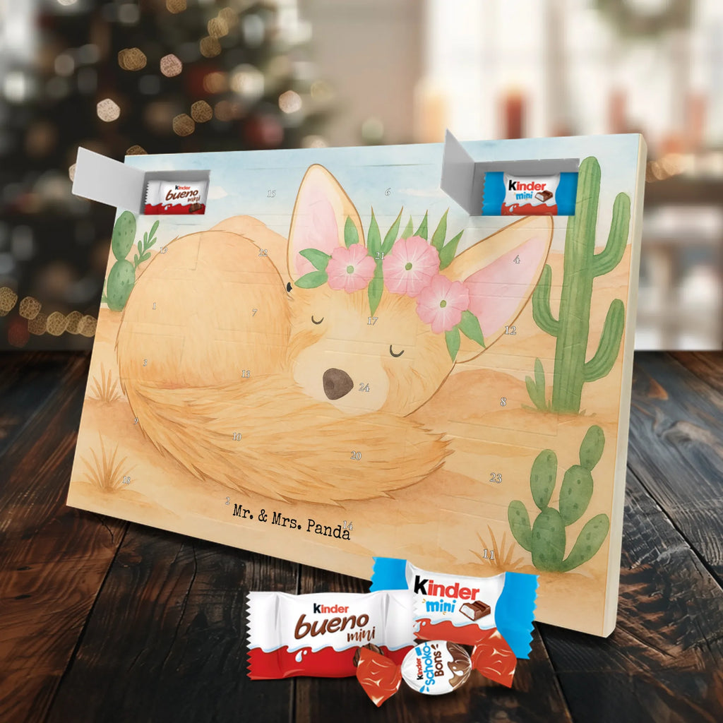 Chocolate advent calendar desert fox Flower Design Africa, desert fox, desert, flowers, wreath of flowers