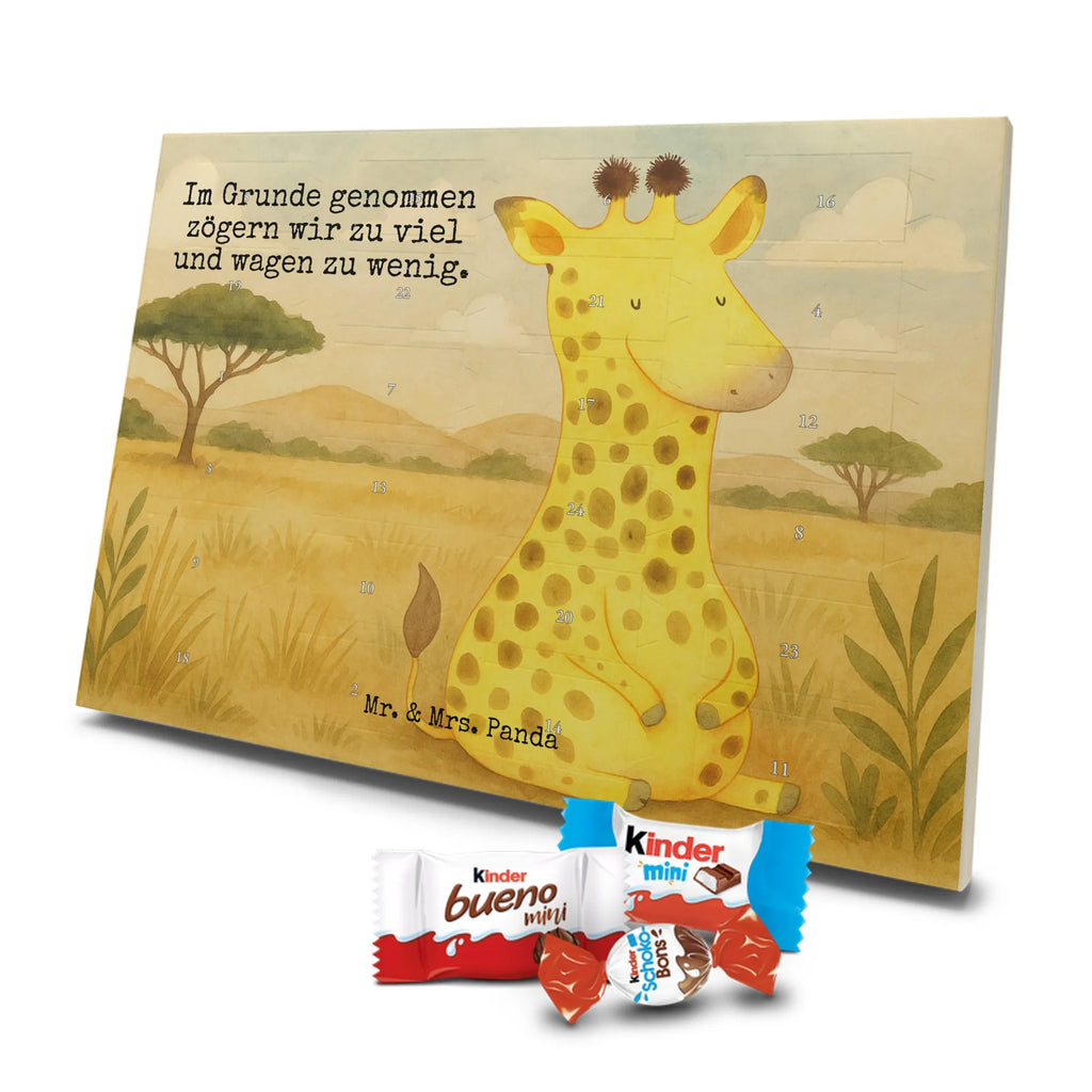 Chocolate advent calendar giraffe Satisfied Design Africa, Adventure