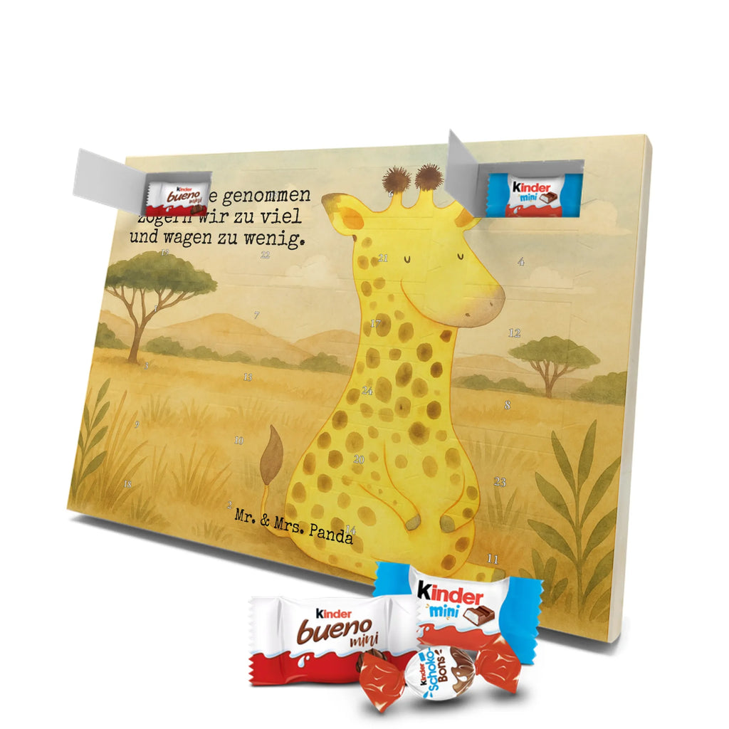 Chocolate advent calendar giraffe Satisfied Design Africa, Adventure
