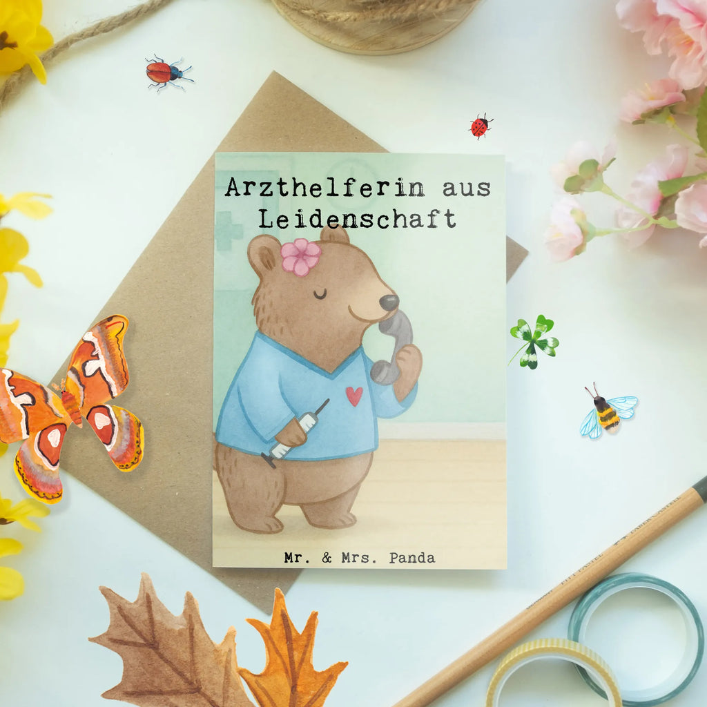 Grußkarte Arzthelferin Leidenschaft Design Geburtstagskarte, Glückwunschkarte, Einladungskarte, Grußkarte, Ansichtskarten, Karte, Klappkarte, Hochzeitskarte, Beruf, Ausbildung, Jubiläum, Abschied, Rente, Kollege, Kollegin, Geschenk, Schenken, Arbeitskollege, Mitarbeiter, Firma, Danke, Dankeschön, Arzthelferin, Medizinische Fachangestellte