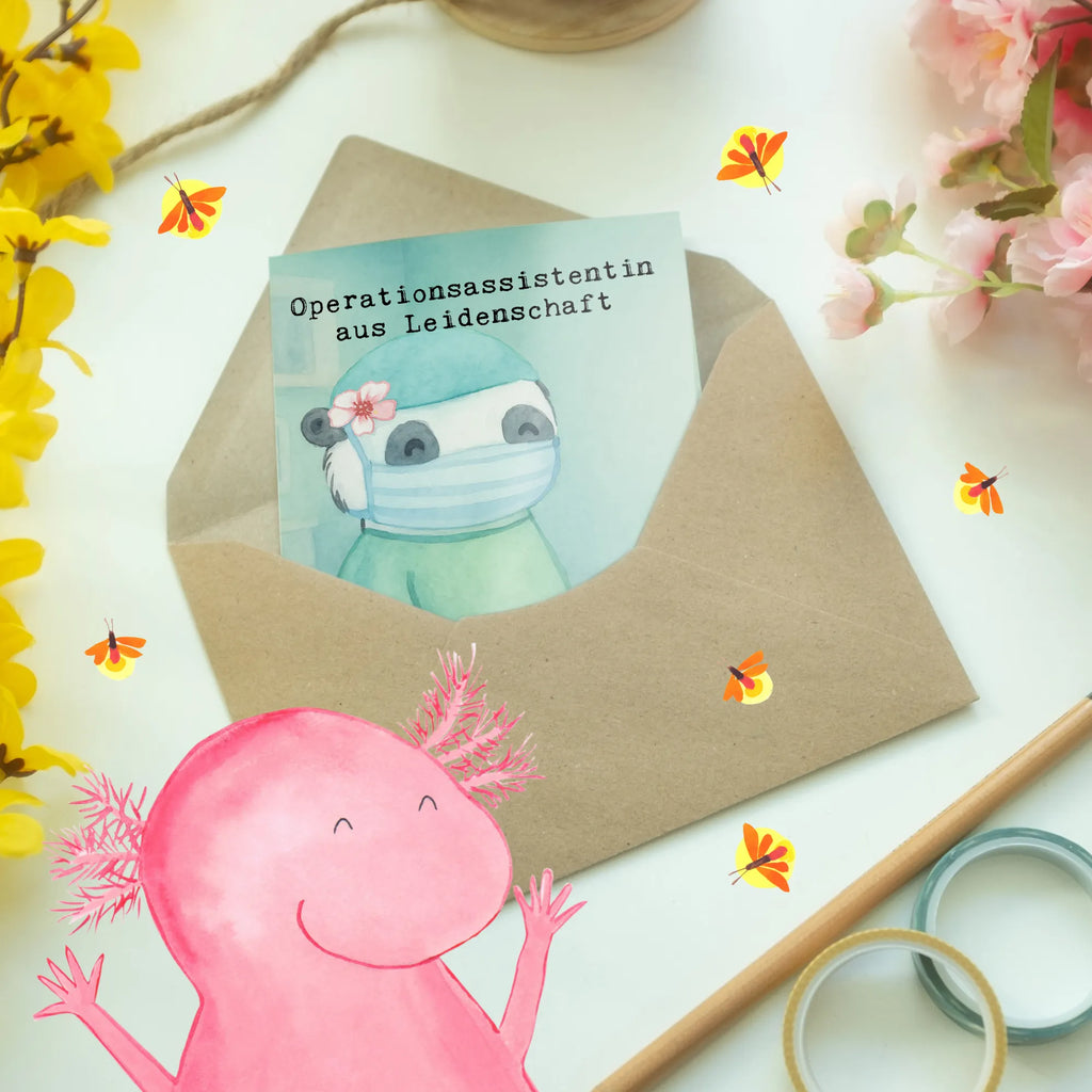 Grußkarte Operationsassistentin Leidenschaft Design Hochzeitskarte, Klappkarte, Karte, Einladungskarte, Geburtstagskarte, Ansichtskarten, Glückwunschkarte, Grußkarte, Beruf, Ausbildung, Jubiläum, Abschied, Rente, Kollege, Kollegin, Geschenk, Schenken, Arbeitskollege, Mitarbeiter, Firma, Danke, Dankeschön, OTA, Operationstechnische Assistentin, Operationsassistenz, OP Assistentin, Operationsassistentin