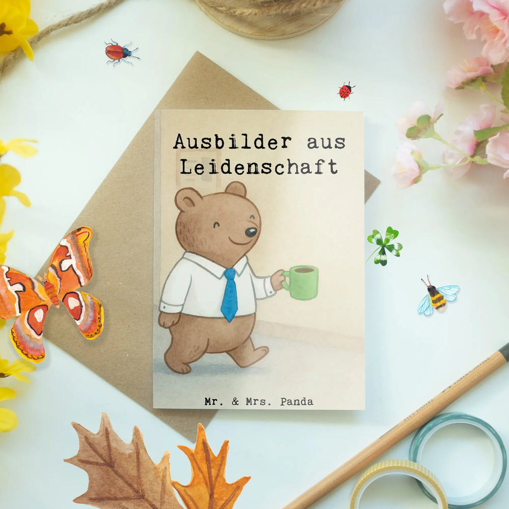 Grußkarte Ausbilder Leidenschaft Design Einladungskarte, Glückwunschkarte, Karte, Grußkarte, Klappkarte, Ansichtskarten, Geburtstagskarte, Hochzeitskarte, Beruf, Ausbildung, Jubiläum, Abschied, Rente, Kollege, Kollegin, Geschenk, Schenken, Arbeitskollege, Mitarbeiter, Firma, Danke, Dankeschön, Ausbilder, Tutor, Ausbilderprüfung