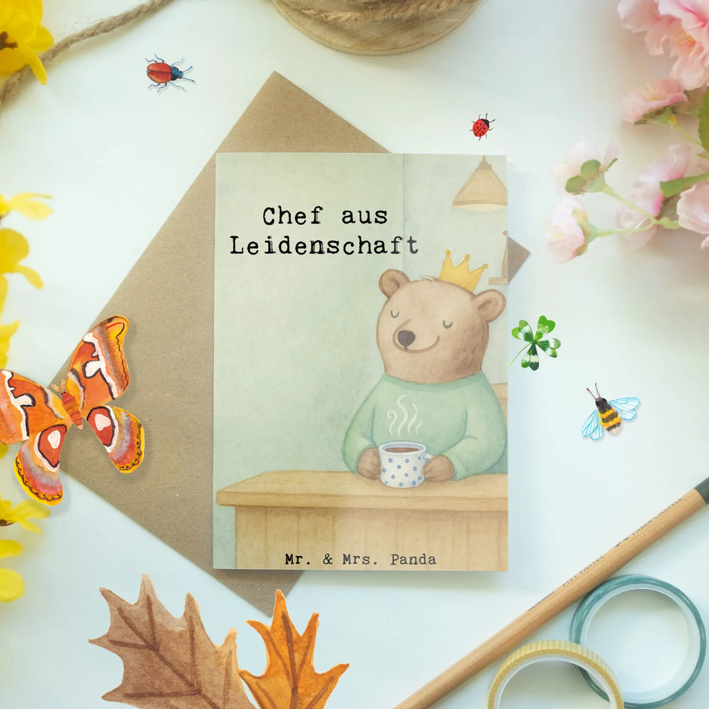 Grußkarte Chef Leidenschaft Design Karte, Glückwunschkarte, Klappkarte, Hochzeitskarte, Geburtstagskarte, Einladungskarte, Ansichtskarten, Grußkarte, Beruf, Ausbildung, Jubiläum, Abschied, Rente, Kollege, Kollegin, Geschenk, Schenken, Arbeitskollege, Mitarbeiter, Firma, Danke, Dankeschön, Geschäftsinhaber, Leiter, Firmeninhaber, Chef, Unternehmensinhaber, Direktor, Führungskraft, CEO