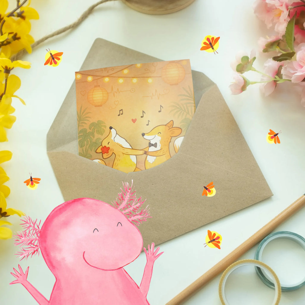 Grußkarte Füchse Salsa tanzen Design Glückwunschkarte, Klappkarte, Grußkarte, Ansichtskarten, Einladungskarte, Hochzeitskarte, Geburtstagskarte, Karte, Geschenk, Sport, Sportart, Hobby, Schenken, Danke, Dankeschön, Auszeichnung, Gewinn, Sportler, Tanzschule, Salsa tanzen, Tanzen, Tanzkurs