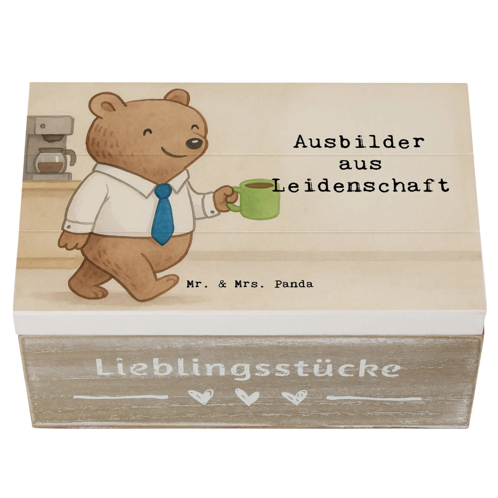 Holzkiste Ausbilder Leidenschaft Design XXL, Geschenkbox, Truhe, Aufbewahrungsbox, Schatzkiste, Schatulle, Geschenkdose, Kiste, Erinnerungsbox, Holzkiste, Dekokiste, Erinnerungskiste, Beruf, Ausbildung, Jubiläum, Abschied, Rente, Kollege, Kollegin, Geschenk, Schenken, Arbeitskollege, Mitarbeiter, Firma, Danke, Dankeschön, Tutor, Ausbilder, Ausbilderprüfung