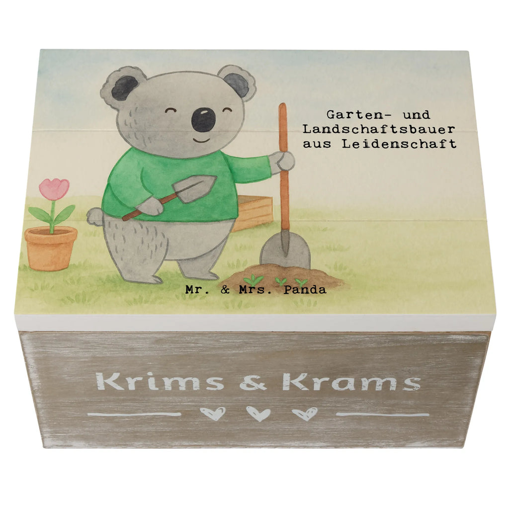 Holzkiste Garten- und Landschaftsbauer Leidenschaft Design Schatzkiste, Holzkiste, Schatulle, XXL, Truhe, Aufbewahrungsbox, Erinnerungsbox, Dekokiste, Erinnerungskiste, Geschenkbox, Geschenkdose, Kiste, Beruf, Ausbildung, Jubiläum, Abschied, Rente, Kollege, Kollegin, Geschenk, Schenken, Arbeitskollege, Mitarbeiter, Firma, Danke, Dankeschön, Hobbygärtner, Gartenplaner, Gärtnerei, Gartenbau, Garten- und Landschaftsbauer, Gärtner