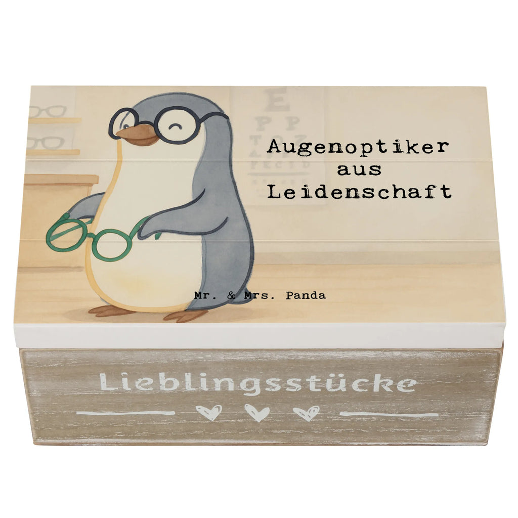 Holzkiste Augenoptiker Leidenschaft Design Truhe, Erinnerungskiste, Erinnerungsbox, XXL, Dekokiste, Kiste, Aufbewahrungsbox, Schatulle, Schatzkiste, Holzkiste, Geschenkbox, Geschenkdose, Beruf, Ausbildung, Jubiläum, Abschied, Rente, Kollege, Kollegin, Geschenk, Schenken, Arbeitskollege, Mitarbeiter, Firma, Danke, Dankeschön, Brillenverkäufer, Optometrist, Brillengeschäft, Augenarzt, Optiker, Augenoptiker, Eröffnung