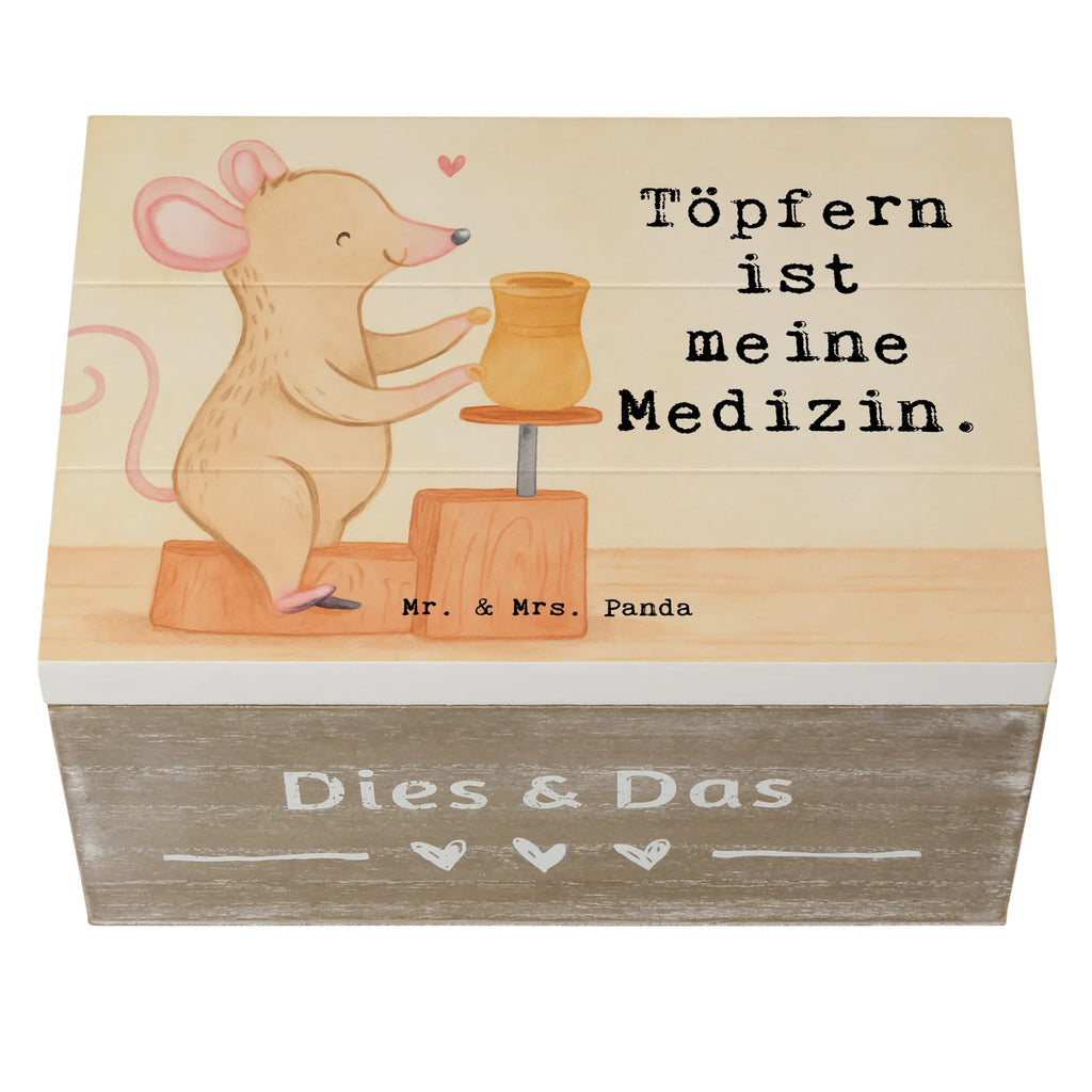 Holzkiste Maus Töpfern Design Schatulle, Geschenkdose, Aufbewahrungsbox, Kiste, Holzkiste, Erinnerungsbox, Truhe, Dekokiste, Schatzkiste, XXL, Erinnerungskiste, Geschenkbox, Geschenk, Sport, Sportart, Hobby, Schenken, Danke, Dankeschön, Auszeichnung, Gewinn, Sportler, Töpfern, Töpferei, Töpferkurs