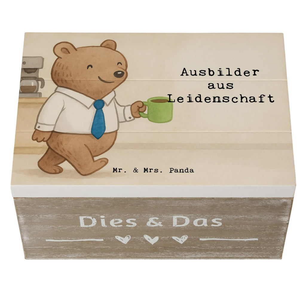 Holzkiste Ausbilder Leidenschaft Design XXL, Geschenkbox, Truhe, Aufbewahrungsbox, Schatzkiste, Schatulle, Geschenkdose, Kiste, Erinnerungsbox, Holzkiste, Dekokiste, Erinnerungskiste, Beruf, Ausbildung, Jubiläum, Abschied, Rente, Kollege, Kollegin, Geschenk, Schenken, Arbeitskollege, Mitarbeiter, Firma, Danke, Dankeschön, Tutor, Ausbilder, Ausbilderprüfung