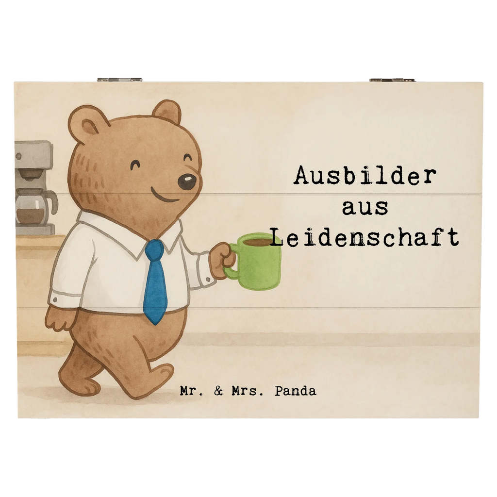 Holzkiste Ausbilder Leidenschaft Design XXL, Geschenkbox, Truhe, Aufbewahrungsbox, Schatzkiste, Schatulle, Geschenkdose, Kiste, Erinnerungsbox, Holzkiste, Dekokiste, Erinnerungskiste, Beruf, Ausbildung, Jubiläum, Abschied, Rente, Kollege, Kollegin, Geschenk, Schenken, Arbeitskollege, Mitarbeiter, Firma, Danke, Dankeschön, Tutor, Ausbilder, Ausbilderprüfung