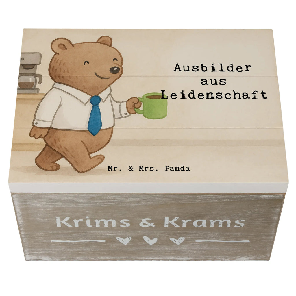 Holzkiste Ausbilder Leidenschaft Design XXL, Geschenkbox, Truhe, Aufbewahrungsbox, Schatzkiste, Schatulle, Geschenkdose, Kiste, Erinnerungsbox, Holzkiste, Dekokiste, Erinnerungskiste, Beruf, Ausbildung, Jubiläum, Abschied, Rente, Kollege, Kollegin, Geschenk, Schenken, Arbeitskollege, Mitarbeiter, Firma, Danke, Dankeschön, Tutor, Ausbilder, Ausbilderprüfung