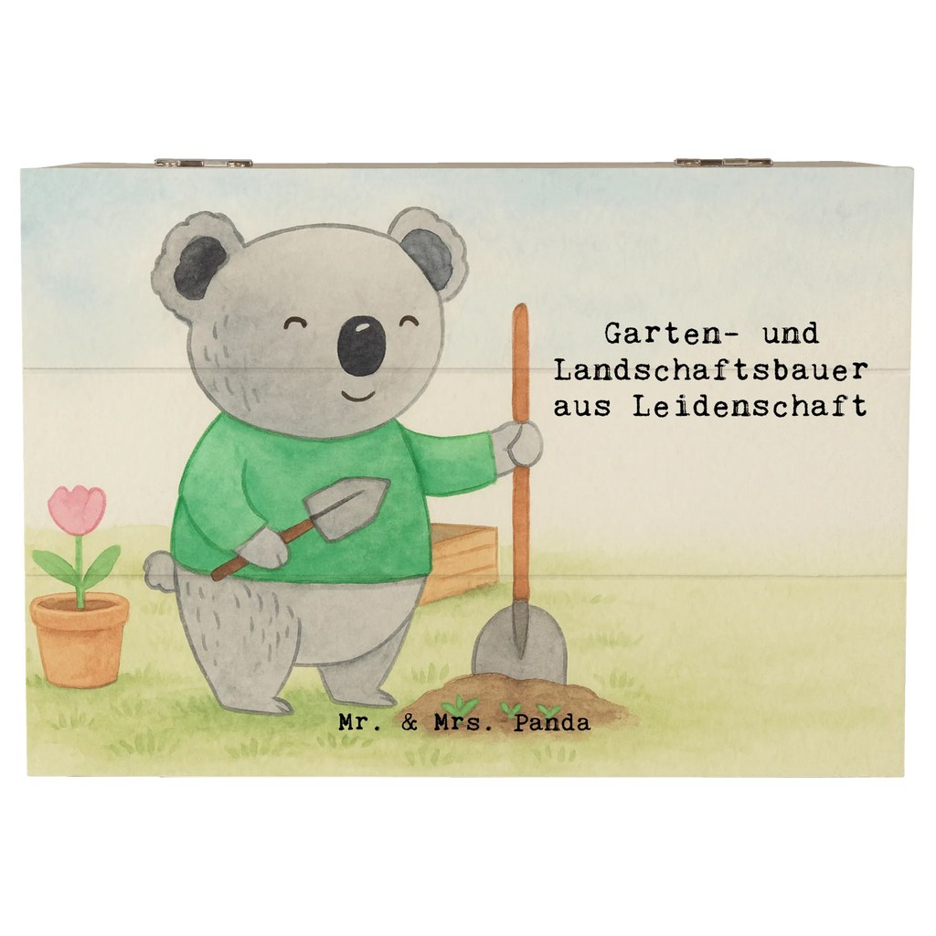 Holzkiste Garten- und Landschaftsbauer Leidenschaft Design Schatzkiste, Holzkiste, Schatulle, XXL, Truhe, Aufbewahrungsbox, Erinnerungsbox, Dekokiste, Erinnerungskiste, Geschenkbox, Geschenkdose, Kiste, Beruf, Ausbildung, Jubiläum, Abschied, Rente, Kollege, Kollegin, Geschenk, Schenken, Arbeitskollege, Mitarbeiter, Firma, Danke, Dankeschön, Hobbygärtner, Gartenplaner, Gärtnerei, Gartenbau, Garten- und Landschaftsbauer, Gärtner