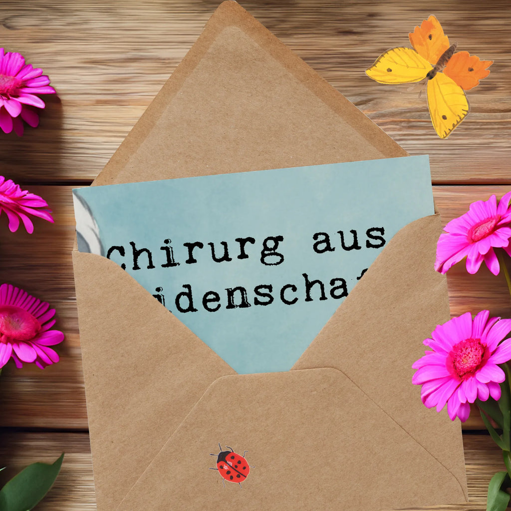 Deluxe Karte Chirurg Leidenschaft Design Klappkarte, Glückwunschkarte, Einladungskarte, Hochwertige Klappkarte, Karte, Hochzeitskarte, Grußkarte, Geburtstagskarte, Hochwertige Grußkarte, Beruf, Ausbildung, Jubiläum, Abschied, Rente, Kollege, Kollegin, Geschenk, Schenken, Arbeitskollege, Mitarbeiter, Firma, Danke, Dankeschön, Unfallchirurg, Krankenhaus, Notfallchirurg, Chirurg, Arzt, Mediziner