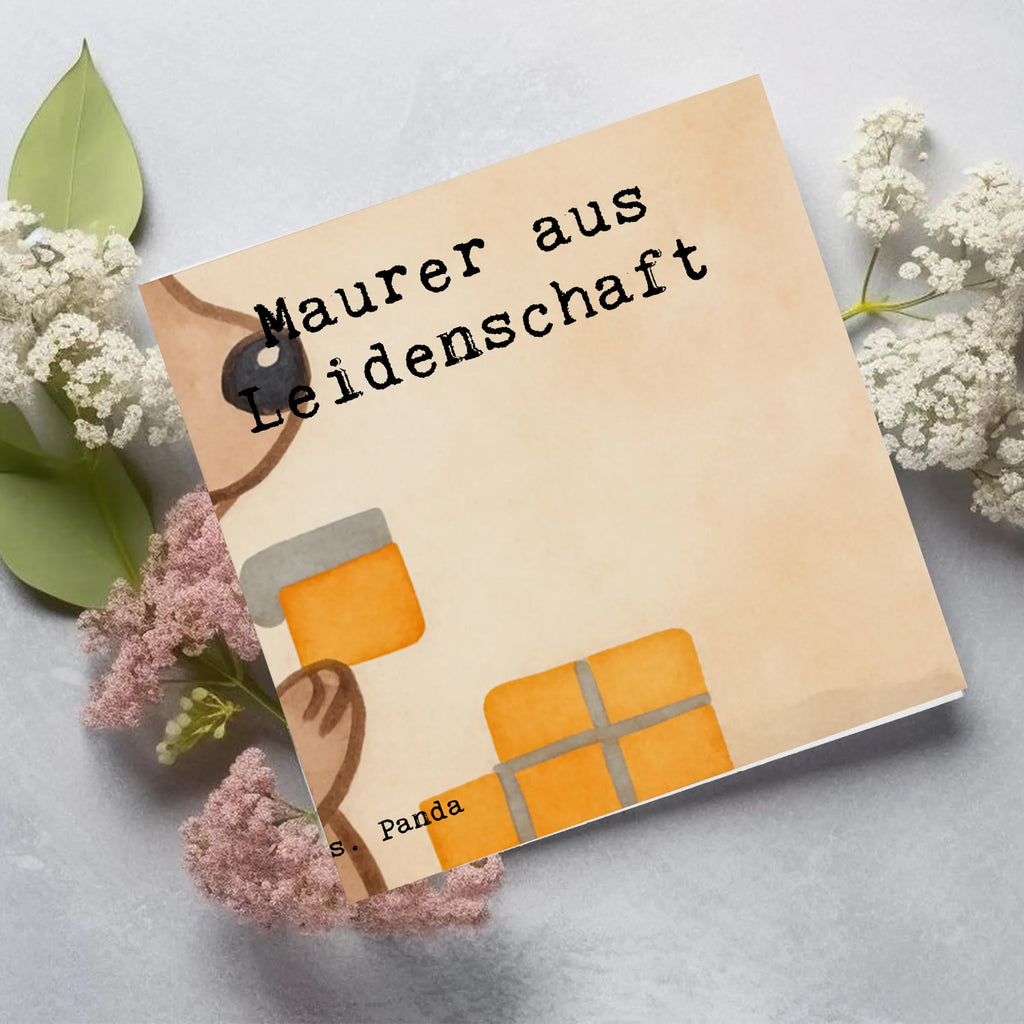 Deluxe Karte Maurer Leidenschaft Design Grußkarte, Hochwertige Klappkarte, Hochzeitskarte, Geburtstagskarte, Karte, Einladungskarte, Glückwunschkarte, Klappkarte, Hochwertige Grußkarte, Beruf, Ausbildung, Jubiläum, Abschied, Rente, Kollege, Kollegin, Geschenk, Schenken, Arbeitskollege, Mitarbeiter, Firma, Danke, Dankeschön, Maurer, Handwerker, Maurerbetrieb, Gesellenprüfung, Maurermeister