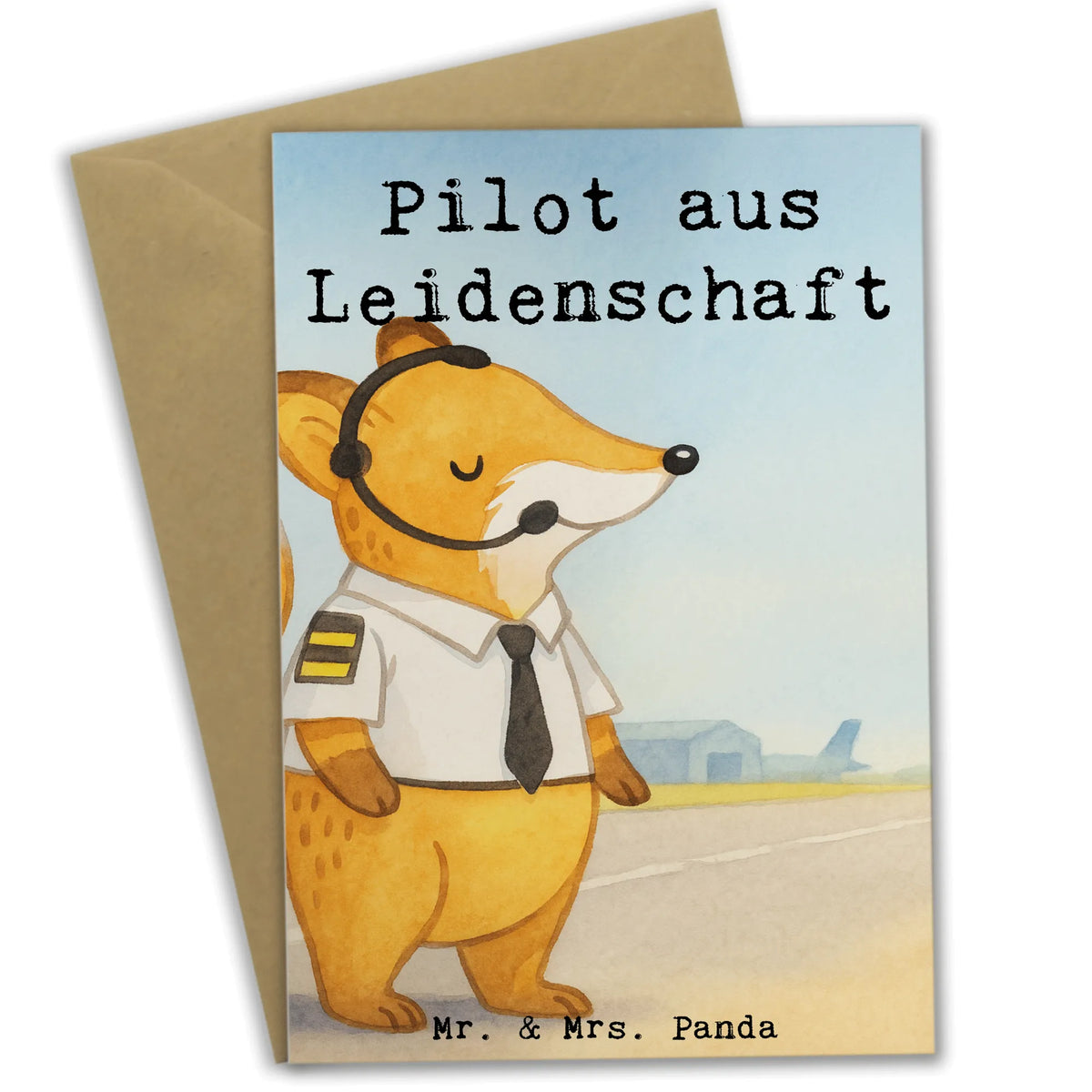 Greetings card Pilot Passion Design gift, sayings, gift idea, best, farewell gift, passing exam, anniversary, retirement, promotion, job start, profession