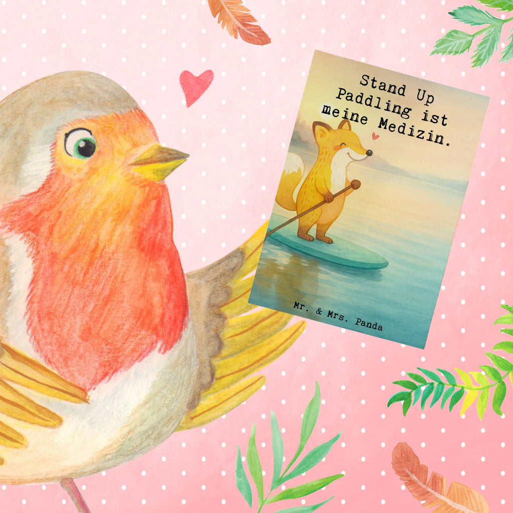 Grußkarte Fuchs Stand Up Paddling Design Karte, Hochzeitskarte, Glückwunschkarte, Einladungskarte, Klappkarte, Grußkarte, Ansichtskarten, Geburtstagskarte, Geschenk, Sport, Sportart, Hobby, Schenken, Danke, Dankeschön, Auszeichnung, Gewinn, Sportler, Paddle Boarding, SUB, Stand Up Paddling, Stand up paddle, subben