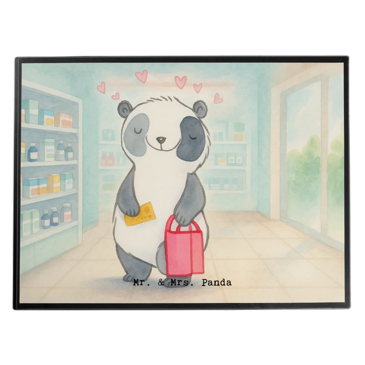 Desk pad panda Shopping Design Gift, giving, thank you, award, profit, athlete
