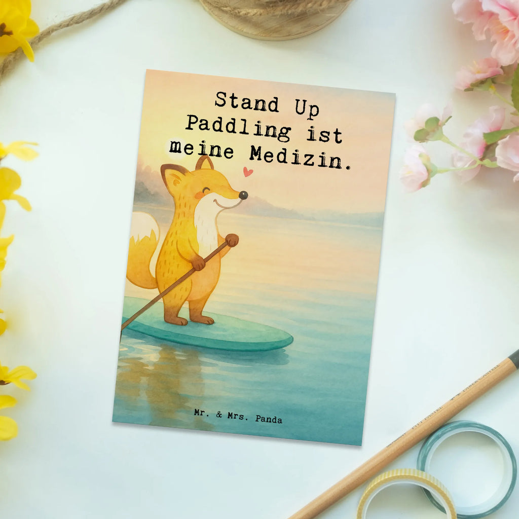 Postkarte Fuchs Stand Up Paddling Design Karte, Einladung Geburtstag, Einladung, Ansichtskarten, Grußkarte, Einladungskarte, Dankeskarte, Einladungskarten Geburtstag, Ansichtskarte, Geburtstagskarte, Postkarte, Geschenkkarte, Geschenk, Sport, Sportart, Hobby, Schenken, Danke, Dankeschön, Auszeichnung, Gewinn, Sportler, SUB, Paddle Boarding, Stand up paddle, Stand Up Paddling, subben