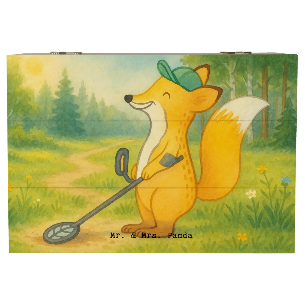Holzkiste Fuchs Metalldetektor Design Kiste, Dekokiste, Schatulle, XXL, Geschenkdose, Geschenkbox, Erinnerungsbox, Aufbewahrungsbox, Schatzkiste, Holzkiste, Truhe, Erinnerungskiste, Geschenk, Sport, Sportart, Hobby, Schenken, Danke, Dankeschön, Auszeichnung, Gewinn, Sportler, sondeln, Sondengänger, Metalldetektor, Schatzsuche, Münzen suchen